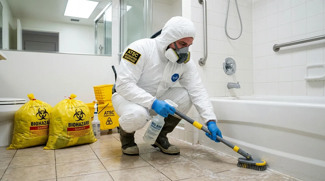 Decontamination equipment deployed for Blood Cleanup in Savage